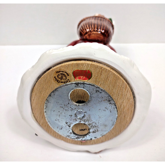 VTG Geo Z. Lefton 9" Santa Music Box 1993 Christmas in Killarney Spinning Santa - Picture 3 of 12